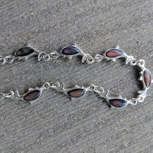 Dolphin mood anklet or bracelet